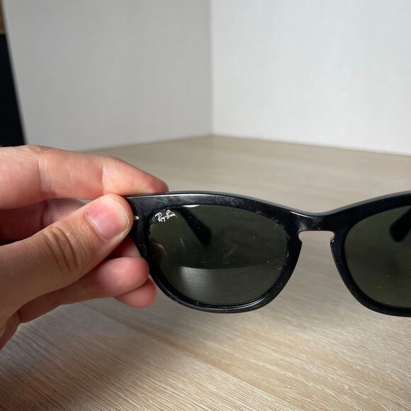 Ray-Ban RB4169 Laramie 601 Sunglasses READ Black Frames Made in Italy RARE! - Picture 13 of 15